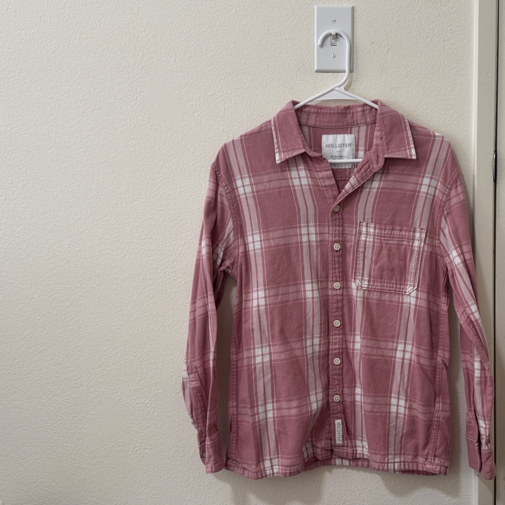 Hollister plaid shirt